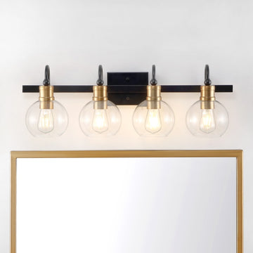 Marais Iron/Glass Rustic Vintage LED Vanity Light